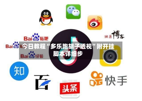今日教程“多乐跑胡子透视”附开挂脚本详细步