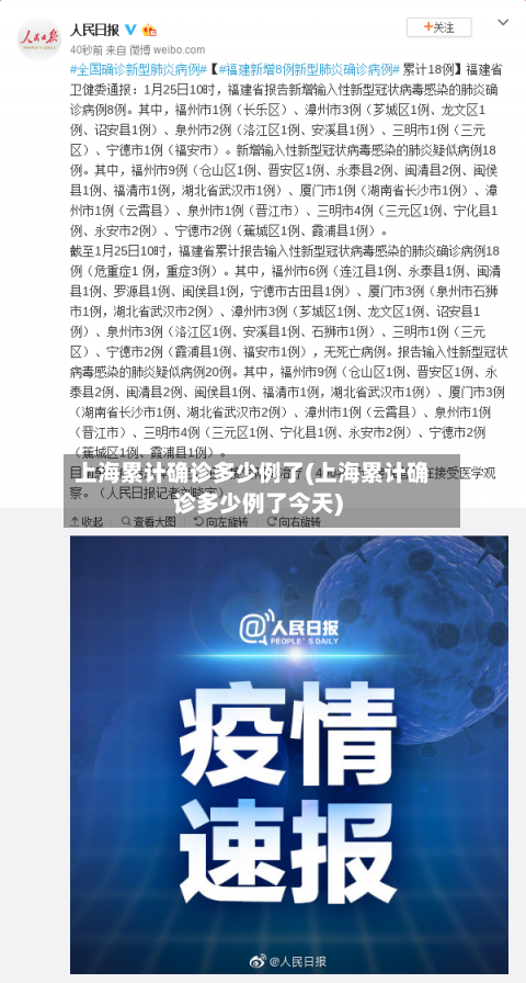 上海累计确诊多少例了(上海累计确诊多少例了今天)