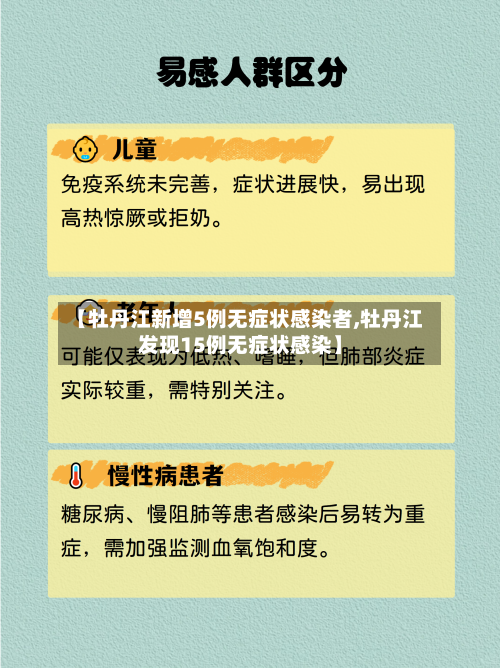 【牡丹江新增5例无症状感染者,牡丹江发现15例无症状感染】