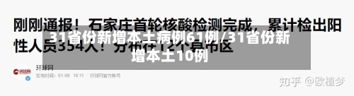 31省份新增本土病例61例/31省份新增本土10例