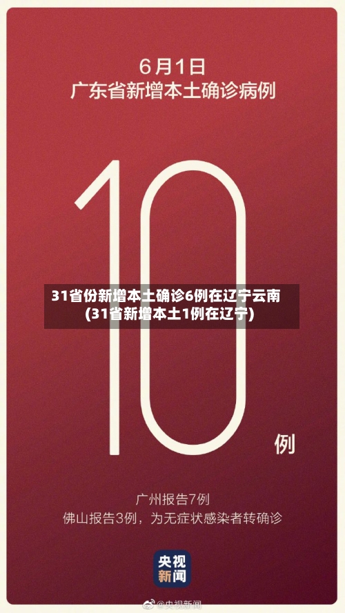 31省份新增本土确诊6例在辽宁云南(31省新增本土1例在辽宁)