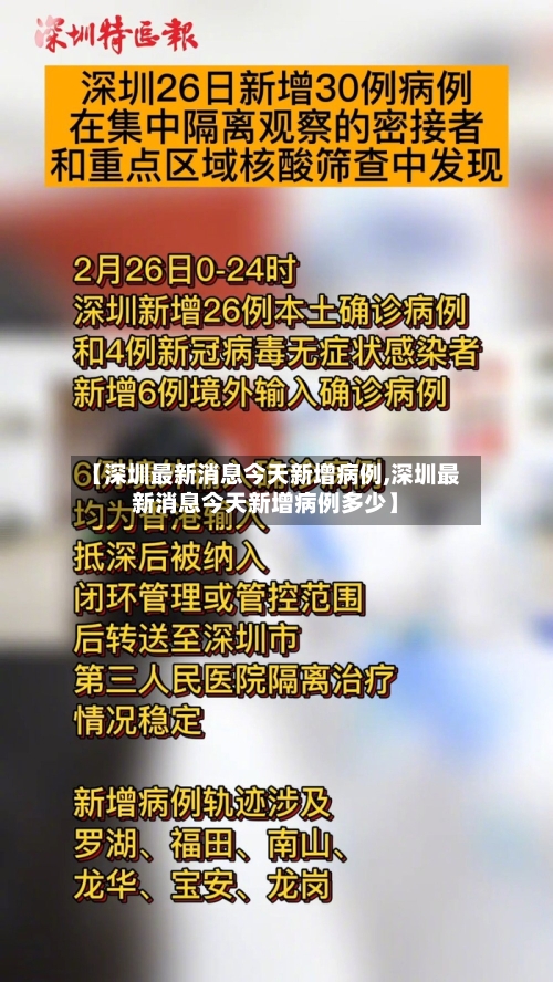 【深圳最新消息今天新增病例,深圳最新消息今天新增病例多少】