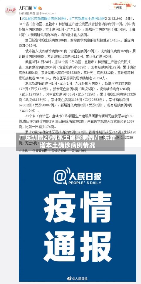 广东新增20例本土确诊病例/广东新增本土确诊病例情况
