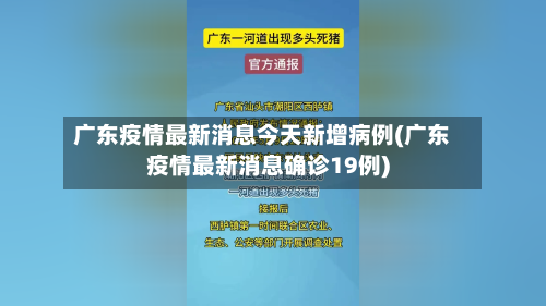 广东疫情最新消息今天新增病例(广东疫情最新消息确诊19例)