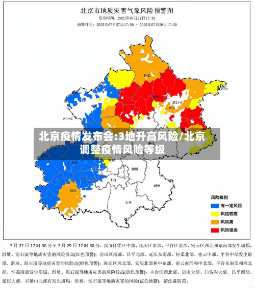 北京疫情发布会:3地升高风险/北京调整疫情风险等级